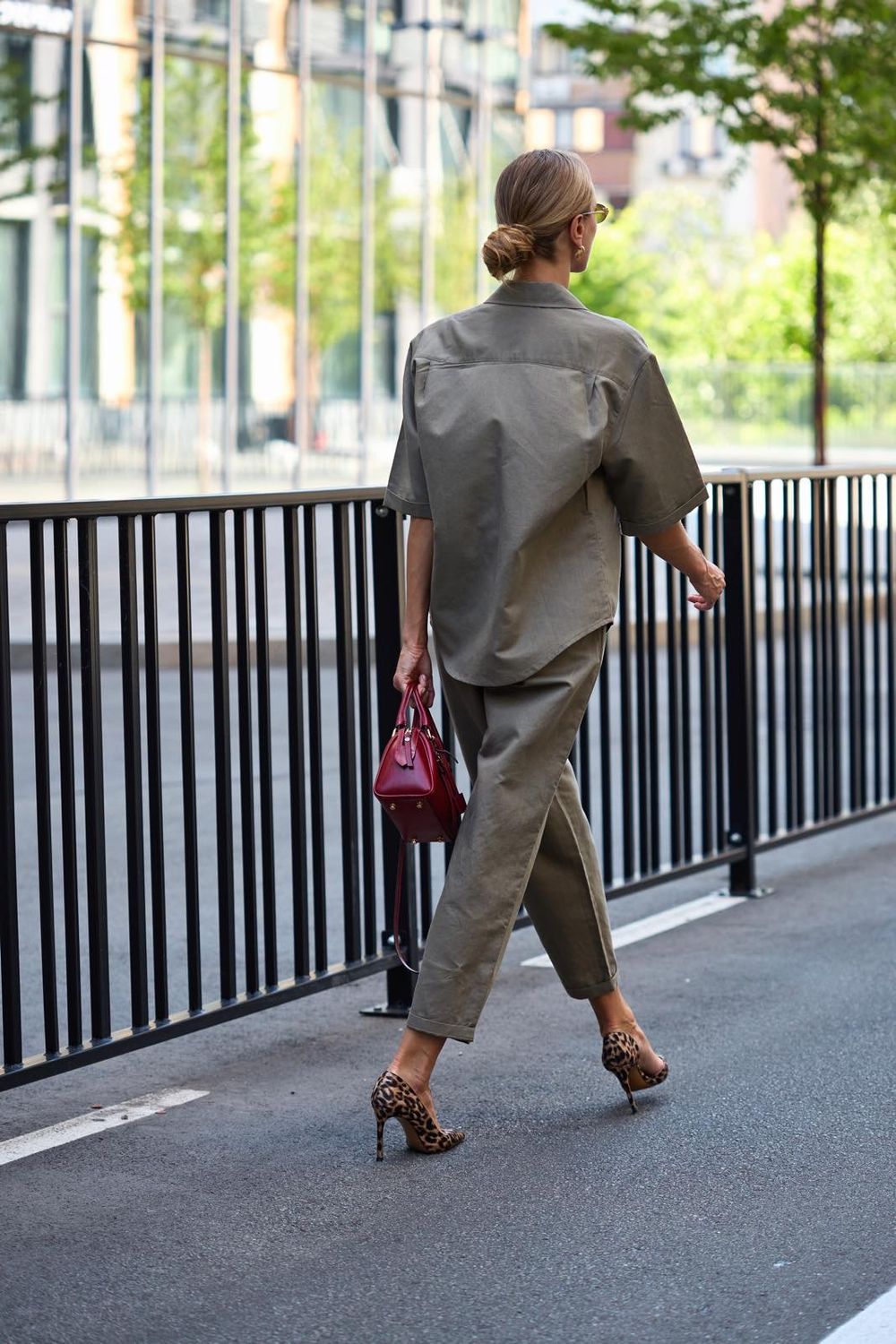 Linen trouser suit